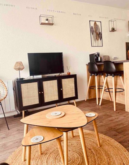 Studio Entre Mer Et Dunes Avec Balcon Vue Laterale Mer 50M Plage Pour 3 Pers Wifi Menage Compris Fort-Mahon-Plage Εξωτερικό φωτογραφία